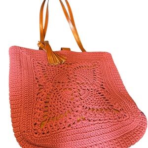 Patricia Nash Crochet Naomi Butterfly Tote